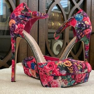 Madison floral high heels